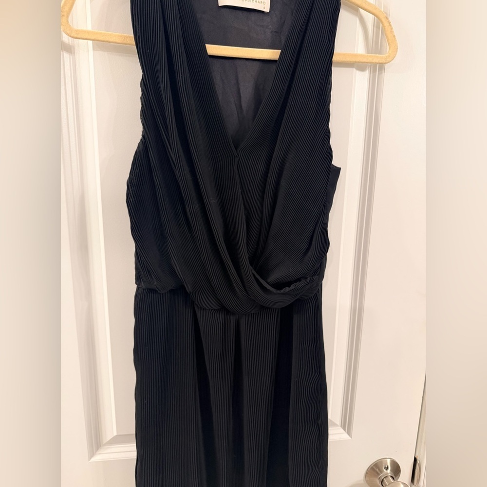 Amanda Uprichard Black Midi Dress